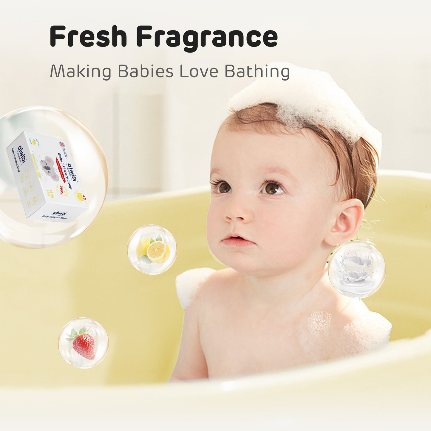 Baby Skincare Strawberry Soap