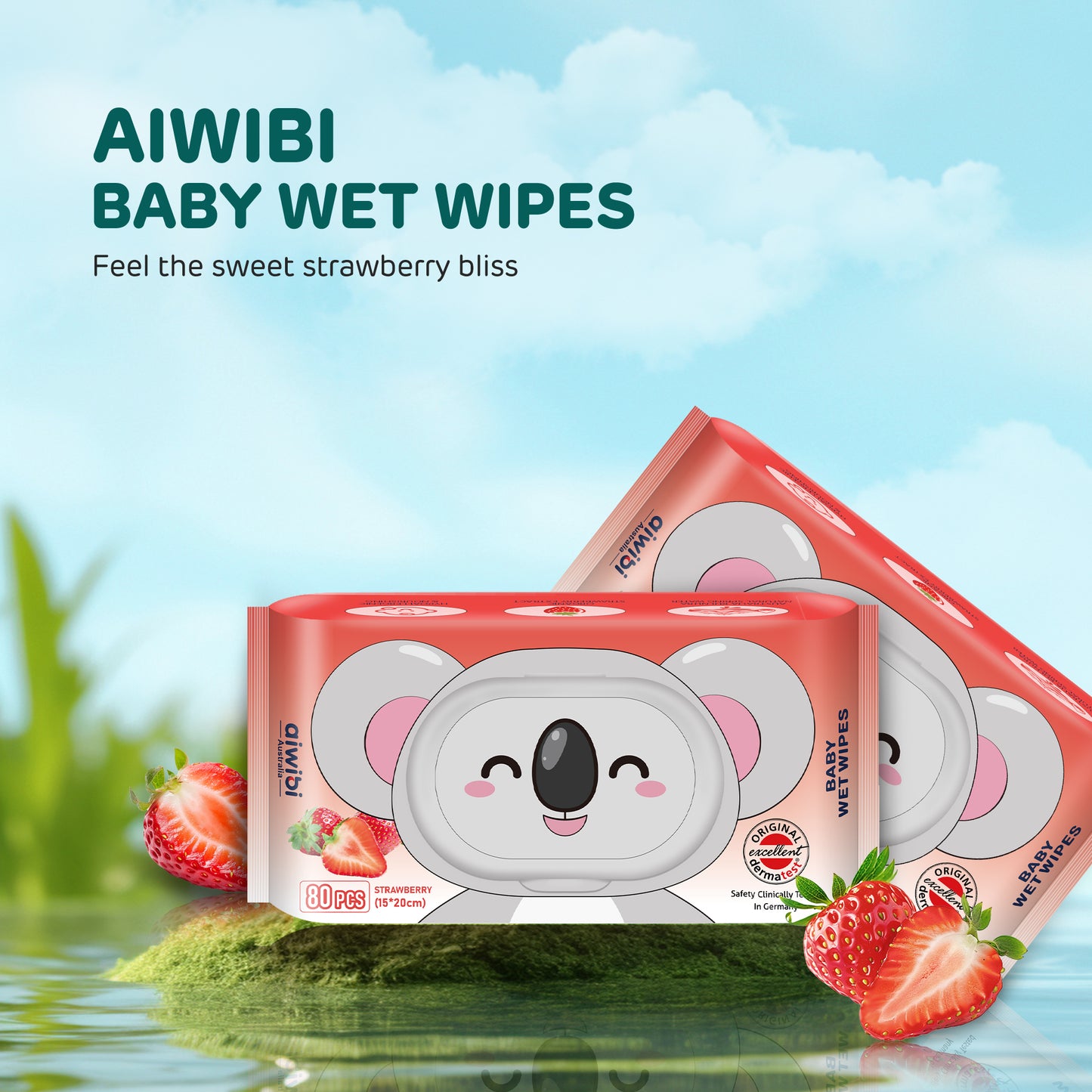 Aroma Serene Care Strawberry Wipes