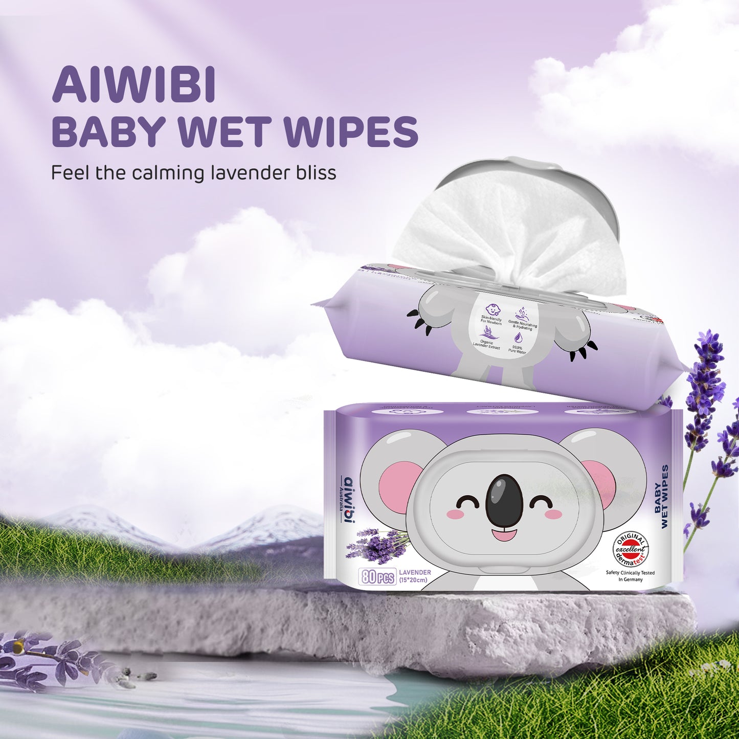 Aroma Serene Care Lavender Wipes
