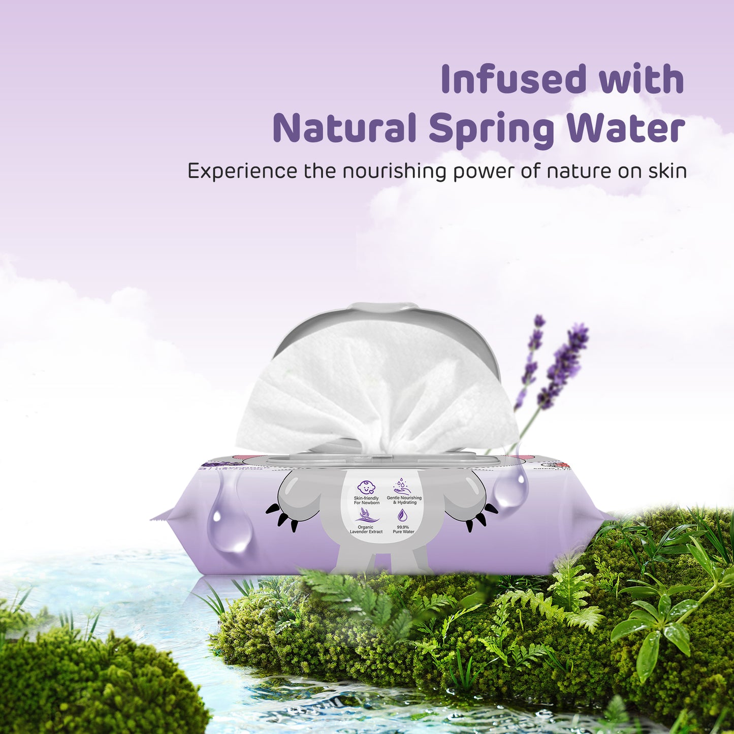 Aroma Serene Care Lavender Wipes