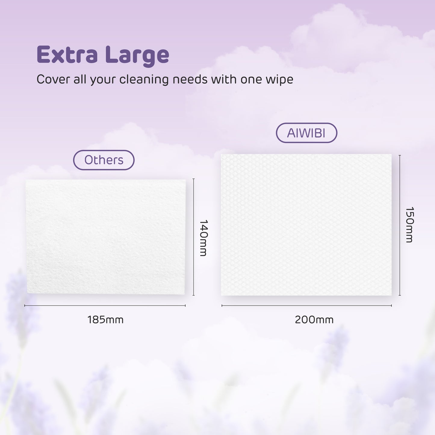 Aroma Serene Care Lavender Wipes