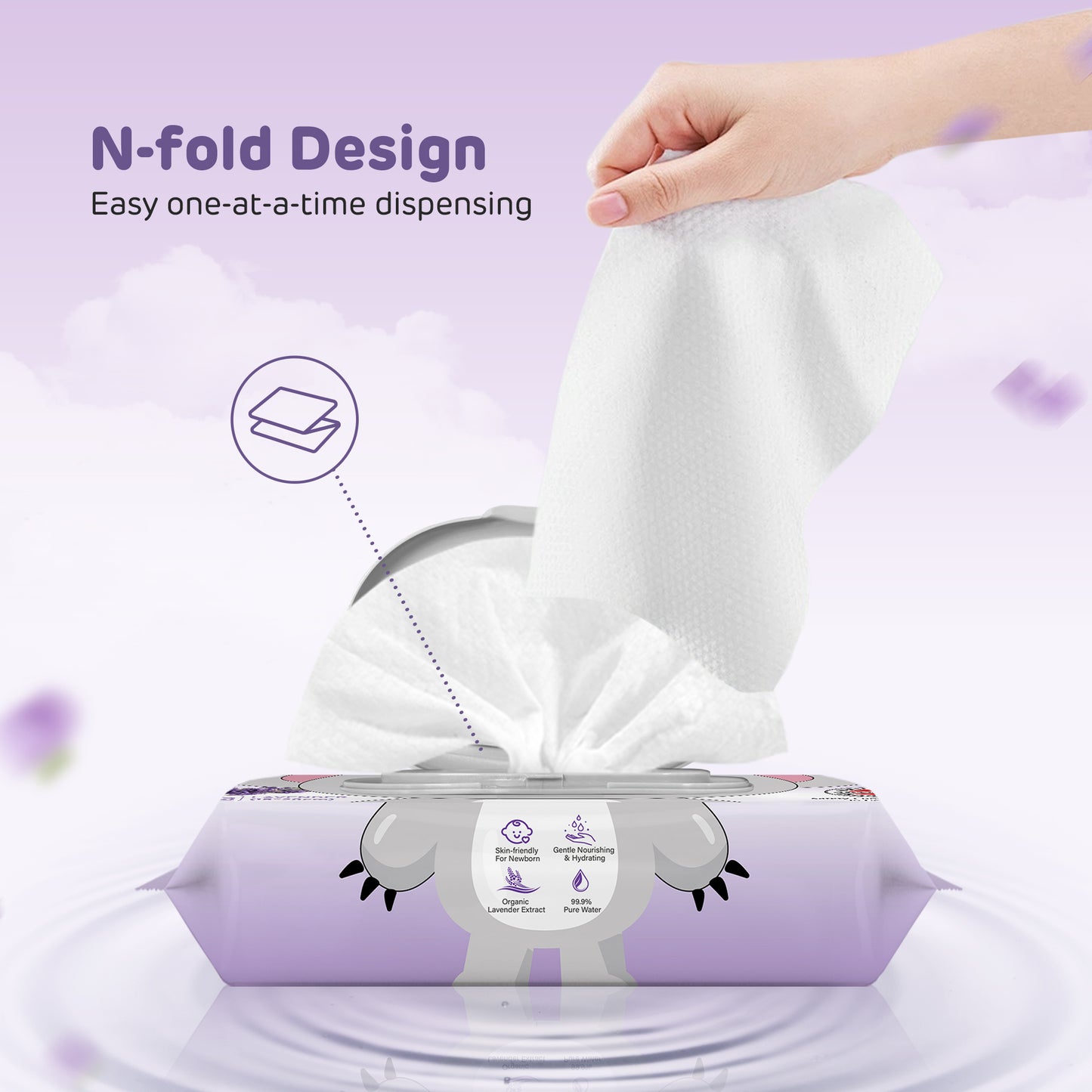 Aroma Serene Care Lavender Wipes