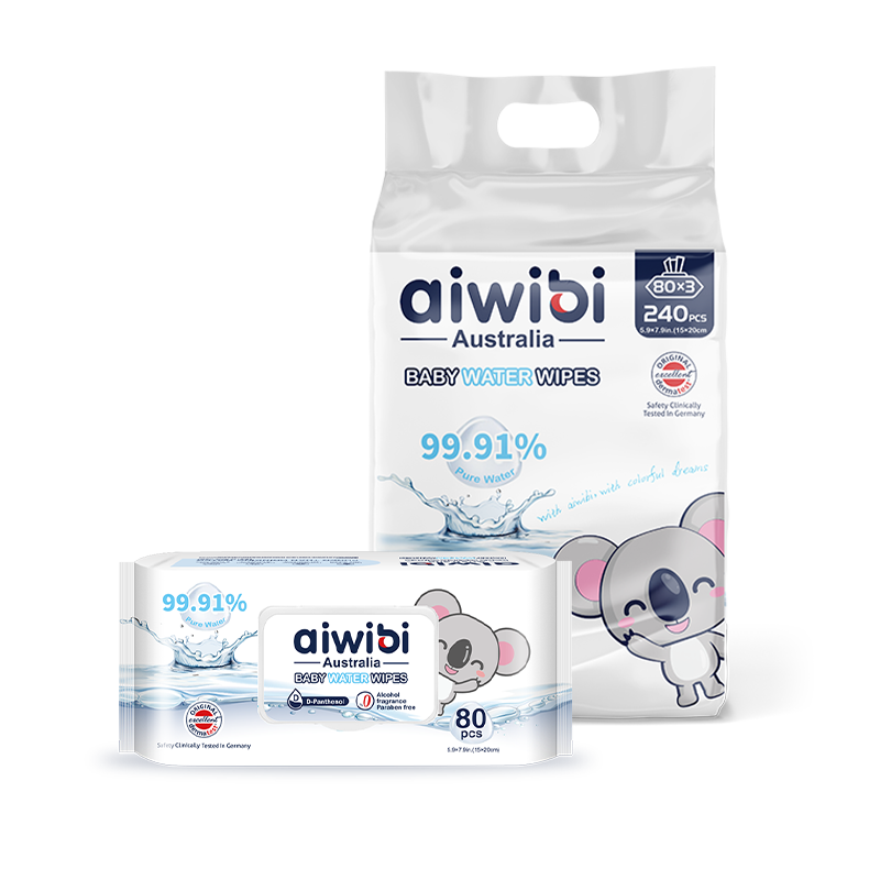 99.91% Pure Water D-Panthenol Wipes