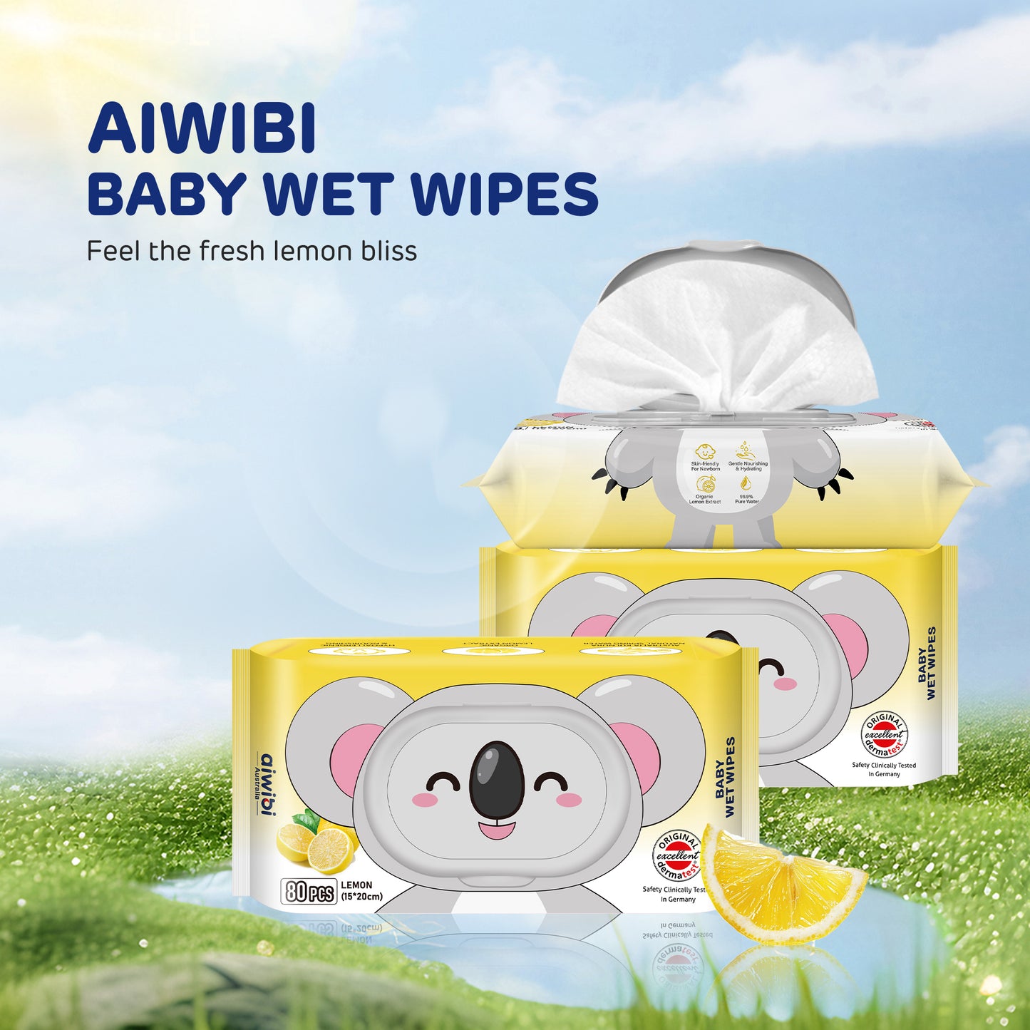 Aroma Serene Care Lemon Wipes